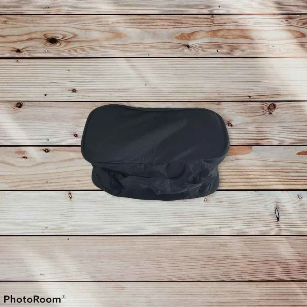 Overnight Bag Case Unisex Black Makeup Shaving Items Zipper 5 Compartment Handle